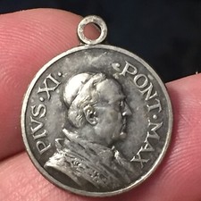 MEDAGLIA MEDAGLIETTA RELIGIOSA VOTIVA PIO XI PETRUS