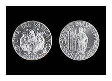 Moneta - Città del Vaticano 2000 lire 2000 - Giubileo anno 2000 - Argento BU