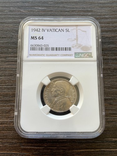 Vaticano lire 1942 - lire, 1942,