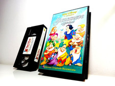 Biancaneve e i Sette Nani (1937) VHS EDIZIONE ORIGINALE RESTAURATA WALT DISNEY