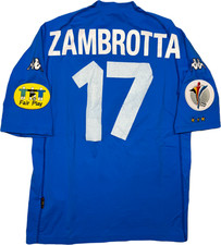 maglia calcio vintage Italia Kappa ZAMBROTTA Euro 2000 away 87%13 MATCH