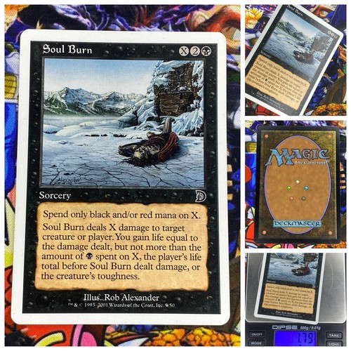 Mtg soul burn - mtg, ⚫️