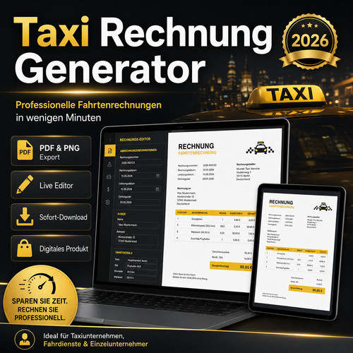 Taxi fattura generatore editor - taxi,