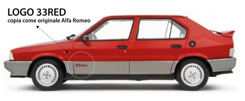 Adesivi alfa romeo - , red