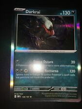 Carta Pokemon Darkrai 136/197  Ita Italiano Ossidiana Infuocata Holo