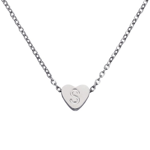 Collana cuore iniziale - collana, da