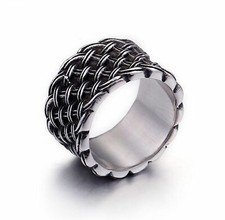 Anello Uomo Donna Acciaio Inox