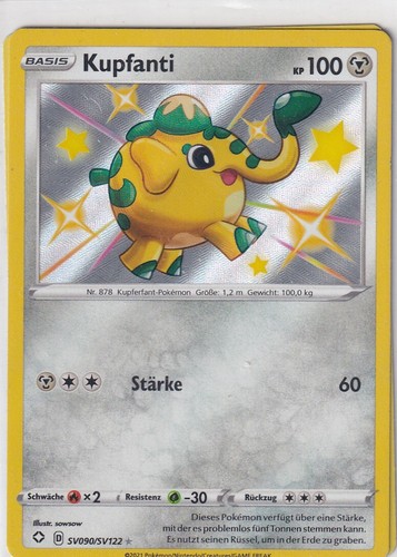 Carta pokemon shining fates - pokemon,