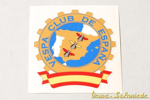 Adesivo decorativo vespa club - "vespa,