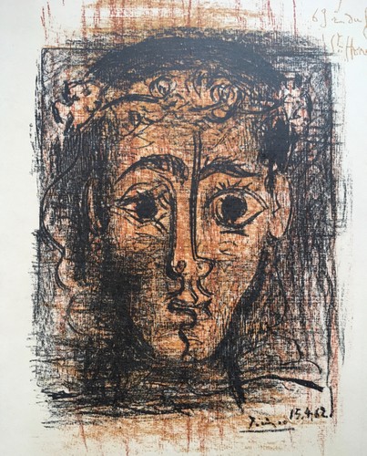 Litografia originale picasso - litografia,