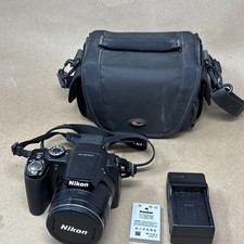 Nikon Coolpix P90 12,1 MP 24X zoom digitale 2 watt caricatore custodia 32 Gb SD