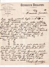 Fattura Savona Fabbrica Calzature Serafini 1922 QX3371