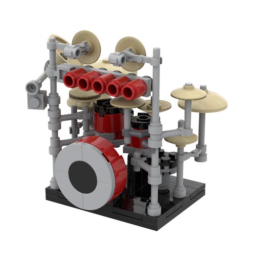 Moc drum kit - drum, blocchi