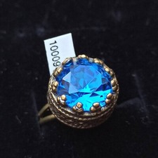 Anello michal negrin prong blu - negrin,