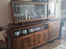 Antica Credenza In Legno Di Noce /Inizi 900