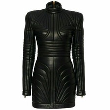 Abito steampunk donna pelle