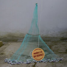Rezzaglio 8 mt  Nylon rete 15mm con anello e tiranti esca vivo