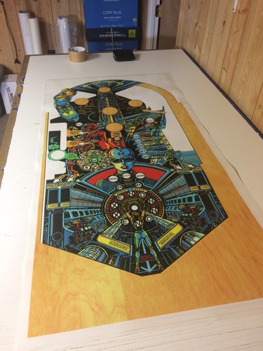Xenon flipper playfield - flipper,