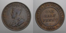 Australia George V Half Penny