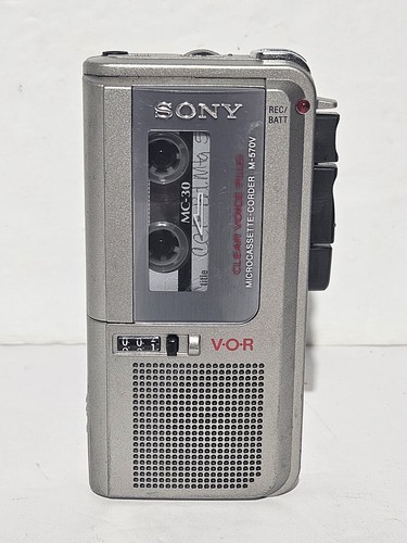 Sony 570v handheld cassette - m-570v,