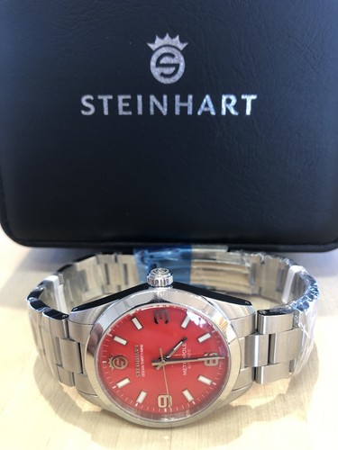 Steinhart metropole red dial - steinhart,
