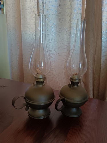 Coppia lampade petrolio - coppia,