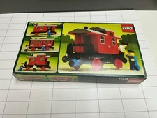 Lego 164 Passenger Wagon 4.5v Train Vintage Completo Scatola Istruzioni Stickers
