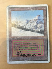 MTG Taiga Unlimited firmato PO