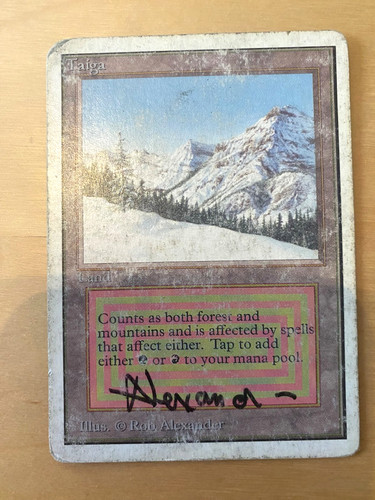 Mtg taiga unlimited firmato - unlimited, po