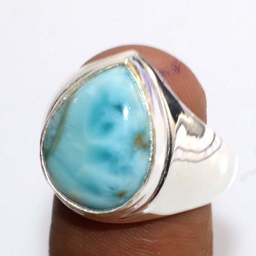Anello uomo larimar - anello,