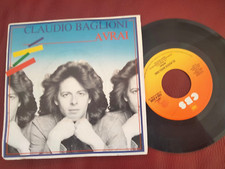 45 GIRI CLAUDIO BAGLIONI AVRAI 1982 NEAR MINT