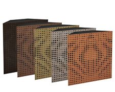 (Confezione da 4) Trappola per Basso Acustico Angolare 50x50x10cm "Universo", [frontale - laminato] SL