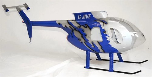 Fusoliera elicottero blue - elicottero,