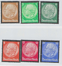 1934 Terzo Reich tedesco Mi# 548-553 MH*