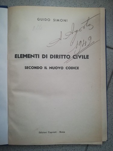 Elementi diritto civile - elementi,