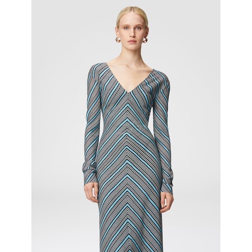 Abito lungo righe missoni - righe,