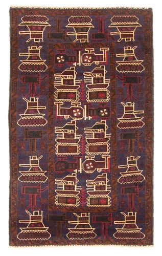 Tappeto vintage annodato - , a