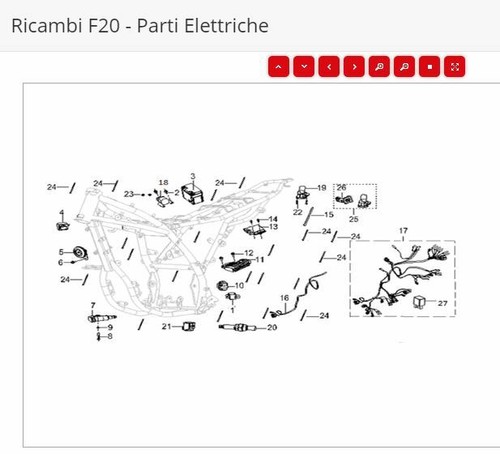 Ricambi ksr moto 125 x - sm,