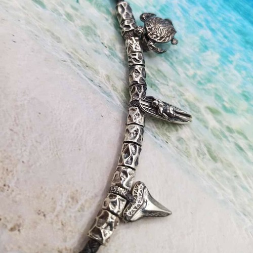 Collana argento surf charms - in,