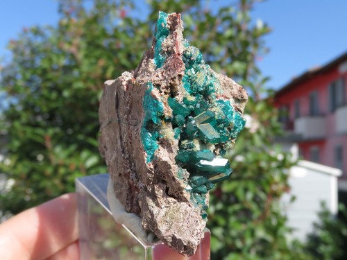 Minerali dioptasio verde - minerali,