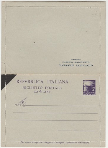 Interi postali 1946 - interi,