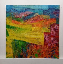 Quadro dipinto paesaggio - dipinto,