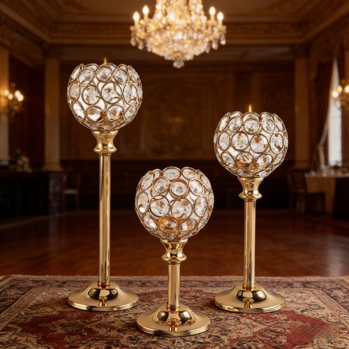 Per cristallo set candelieri - set,