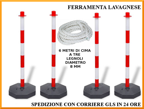Set paletti delimitazione 6 - set, 4
