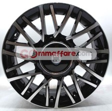 4 cerchi lega nuovi lancia ypsilon new r15 nero diamantato lt005214