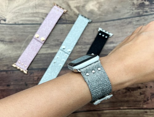 Cinturino apple watch glitter - watch,