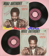 LP 45 7'' MIKE ANTHONY Why can't we live together Let it be love 1982 cd mc dvd