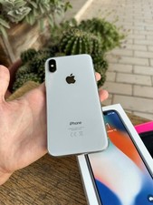 Iphone X 64 gb silver,  batteria 100%, Schermo Danneggiato 
