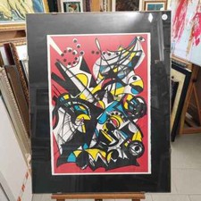 Umberto Mastroianni litografia 71 x 51cm