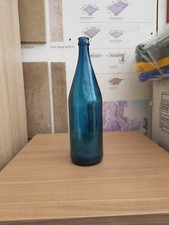 BOTTIGLIA VETRO BLU PER VINO